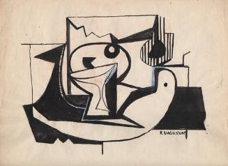 untitled (Study 4 for the 1937 American Abstract Artists Portfolio Lithograph)