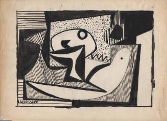 untitled (Study 1 for the 1937 American Abstract Artists Portfolio Lithograph)