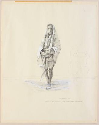 Study for Boy Returning Water to the Sea