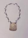 Pendant with hand-made chain