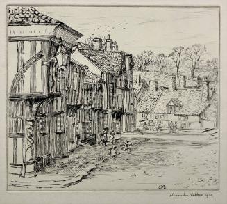 untitled (village street scene)