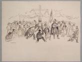 Study for the etching Cristianos y Moros