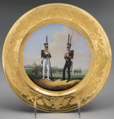 Porcelain plate, Transfiguration Imperial Guard Regiment