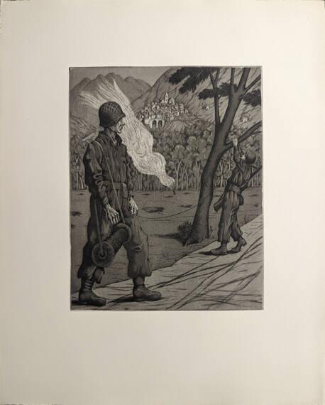 Front-Line Communications Was One Of The Toughest Jobs.. Night and Day The Battalion Wire Men Worked To Keep The Lines In Operation.