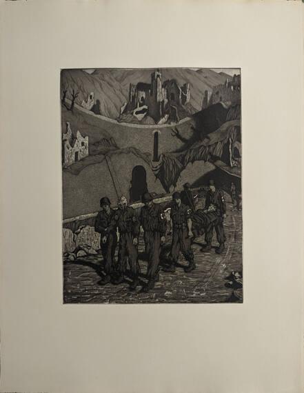 After The Bloody Battle For Monte Pantano We Moved Back Into Line At San Pietro. In The Ruins Of The Town Our Medics Set Up A First Aid Station.