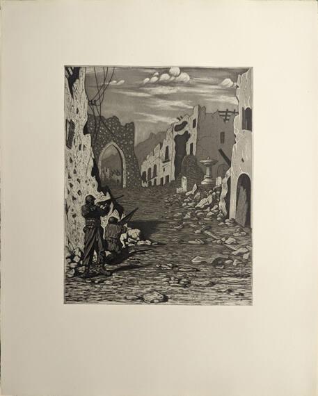 The Little Town Of San Vittore, Our First Obstacle In The Advance Toward Cassino, Was Stubbonly Defended And We Had To Fight From House To House To Clear the Germans Out Of Its Ruins.