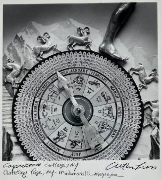 Capricorn, Collage, NY Astrology Page NY Mademoiselle Magazine
