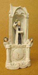 John Wesley in the pulpit with white robe