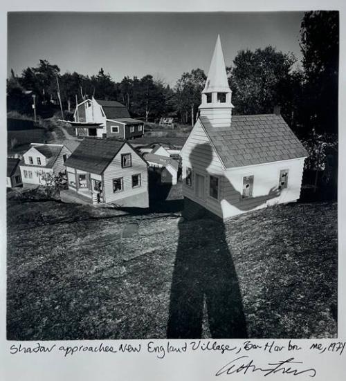 Shadow Approaches New England Village, Bar Harbor, ME
