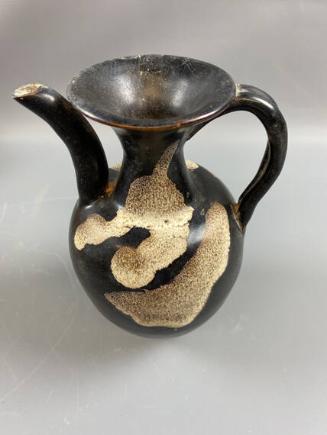 Pottery Black Glazed Ewer