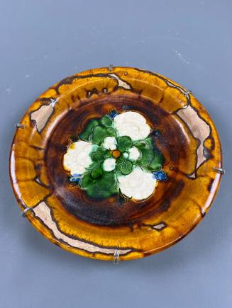 Sancai Glazed Offering Plate