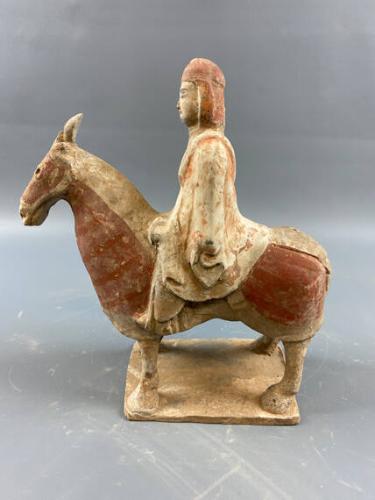 Pottery Horse and Rider