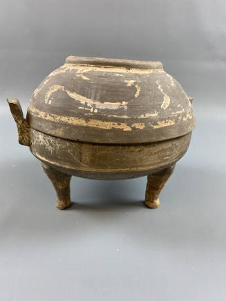 Pottery Ding with Cover
