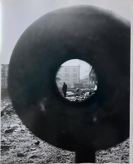 Man in Center of Target, NY
