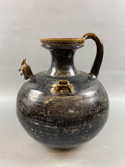 Black Glazed Ewer