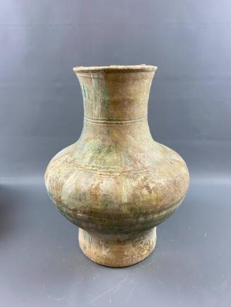 Green Glazed Pottery Jar