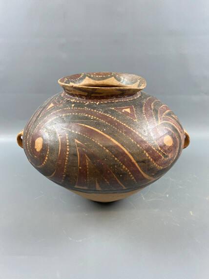 Pottery Mortuary Urn