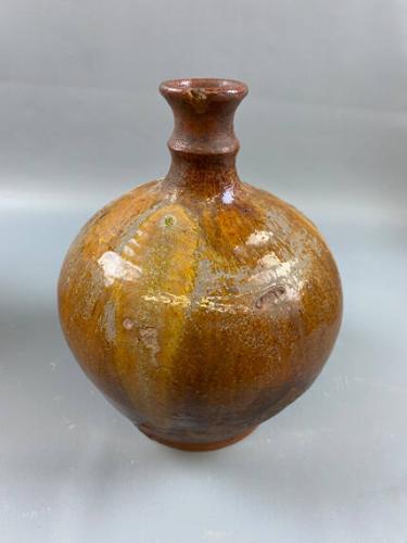 Amber Glazed Vase