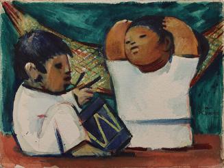 untitled (Two Boys with a Drum)