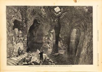 Underground Jerusalem - Ancient Rockcut Cistern under the Temple Platform
published by Harper's Weekly, May 25, 1872