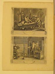 Plates 3 & 4 from Industry and Idleness