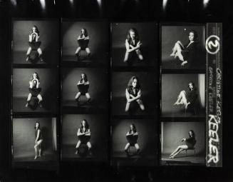 Christine Keeler (contact sheet)