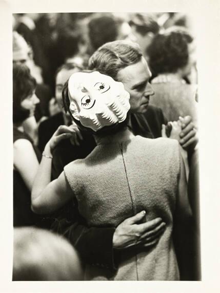 untitled (dancers, woman with mask on head)