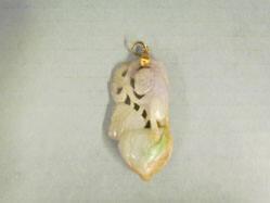 Monkey On A Branch With Sacred Peach Pendant