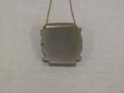 Urn-Shaped Pendant With Chain (Part Of Dagger Handle Mounted As Pendant)