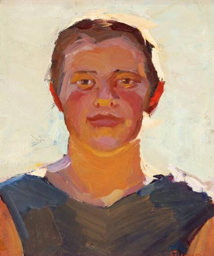 Portrait of a Young Kolkhoz Woman