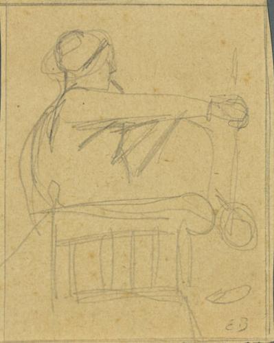 untitled (Figure in chair)