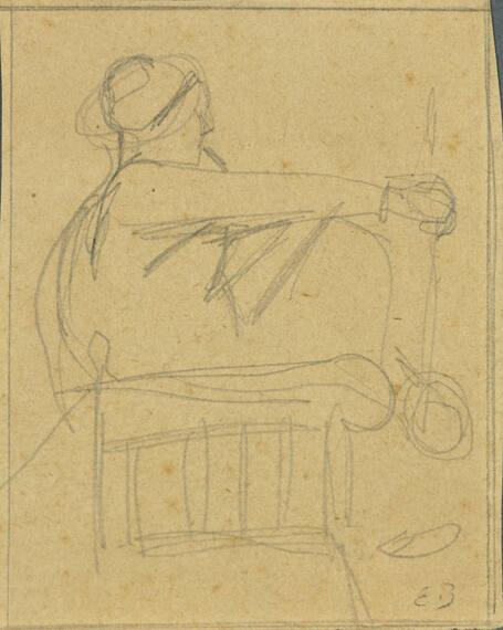 untitled (Figure in chair)