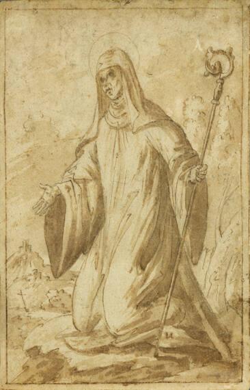 untitled (Saint with staff)