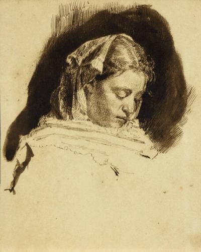 untitled (Woman sleeping)