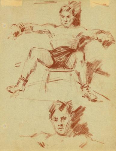 Untitled studies of a boxer