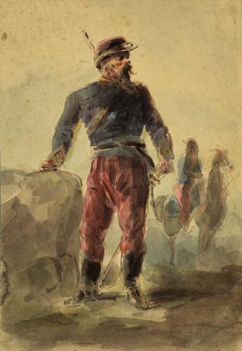untitled (Drawing of a soldier)