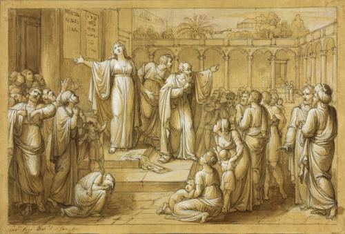 Neoclassical scene