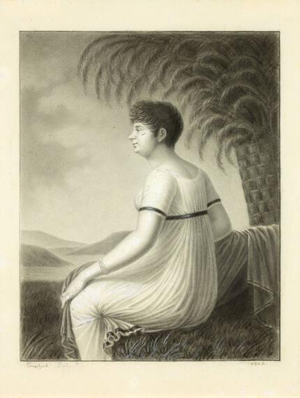 Untitled image of woman seated beneath a tree