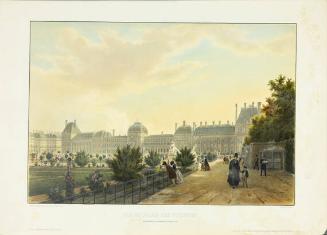 View of the Tuileries Palace Taken From the Bottom of the Waterfront Terrace