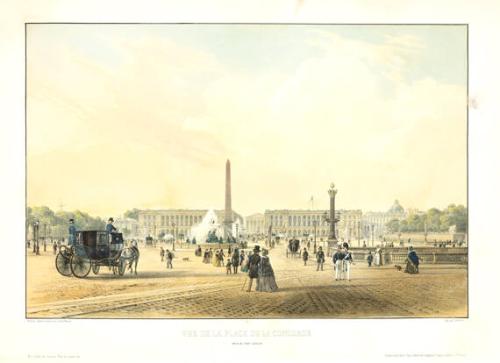 View of Place de la Concorde. Taken from the Louis XV Bridge