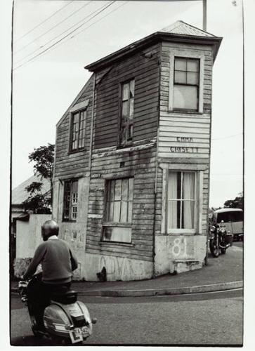 untitled (scooter and house)