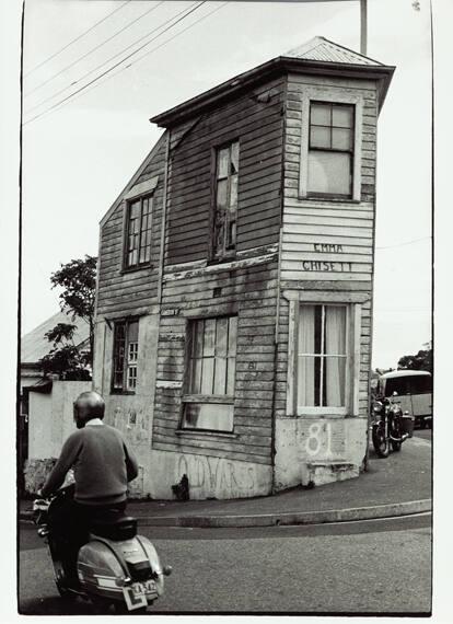 untitled (scooter and house)