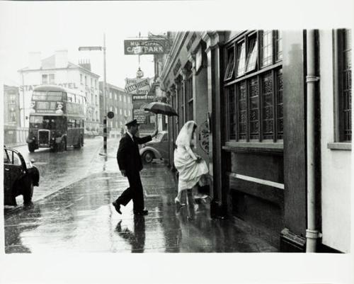 Bride In The Rain, London