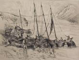 Boats by the Ebro