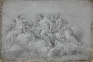 A Medici Prince, Apollo And Euterpe (Study For Ceiling, Palazzo Pitti)