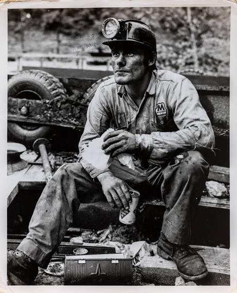 Deep Pit Coal Miner, Eating Lunch