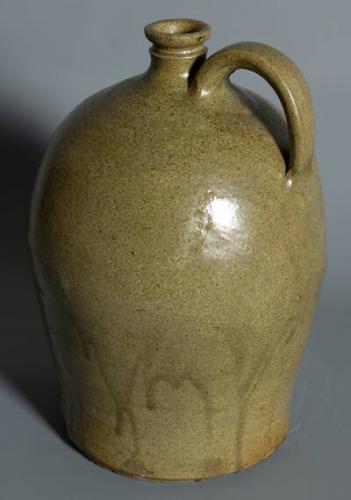 Large Jar with Script "LM," Edgefield District, SC