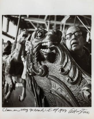 Elmer on Merry Go Round, CI, NY
