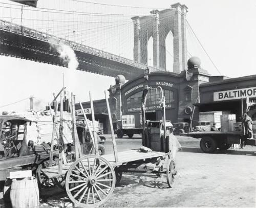 Brooklyn Bridge, Pier 21, Pennsylvania Railroad, Manhattan