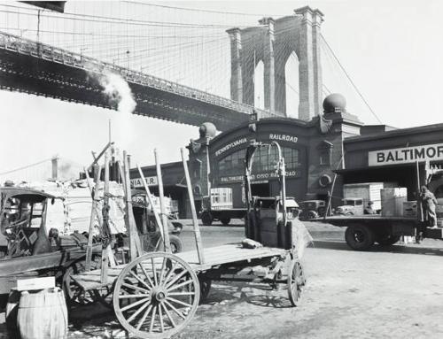 Brooklyn Bridge, Pier 21, Pennsylvania Railroad, Manhattan